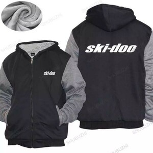 ◆最安保証◆Ski-Doo スキードゥー スノーモービル パーカー スウェット ウェア 厚手 防寒 裏起毛 秋冬 S~5XL 全4色