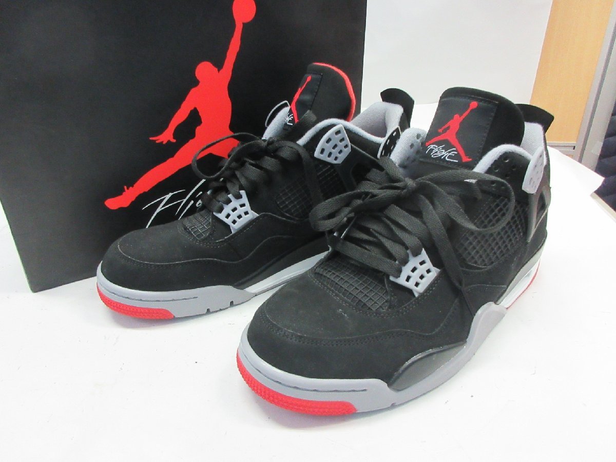 Yahoo!オークション -「nike air jordan 4 retro bred」の落札相場