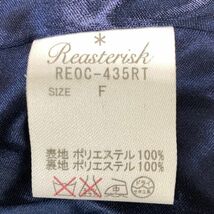 1円 ドレス Reasterisk ワンピース F ネイビー光沢 カラードレス キャバドレ 発表会 イベント　中古７１７５_画像10