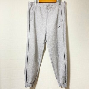 (^w^)b NIKE ナイキ 90’s ヴィンテージ ジャージ トラック パンツ ライトグレー 灰色 ジョガー タイプ スポーツ ウエア ボトムス 7756A