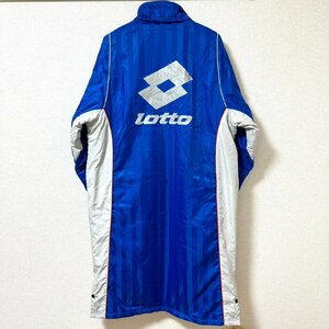 (^w^)b Lotto ロット ベンチ コート ロング ジャンパー 裏地 ボア 中綿 キルティング ビッグ ロゴ 刺繍 サッカー スポーツ 防寒 L 7774EE