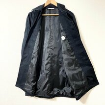 (^w^)b BAEMS ビームス ステンカラー コート ロング ジャケット ネイビー 紺 A new confortable wear 秋冬シーズン メンズ M サイズ 7744A_画像3