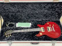 【送料負担】Gibson TAK DC Cherry Red 1P Flame Top_画像1