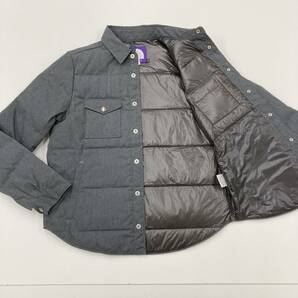 THE NORTH FACE PURPLE LABEL ダウンシャツ グレー レディース Mサイズ ND2559N ノースフェイス ダウンジャケット 3040294の画像5