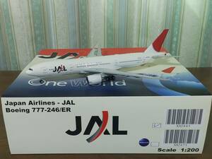 1/200[JC WING] Japan Air Lines B777-200ER sun arc painting machine (JA706J)