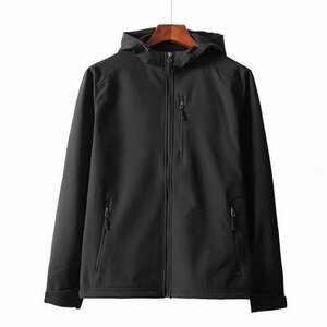 新品 黒色 175 北欧 高級セレブdesigner* 美品* 防水/防風 高機能素材使? メンズ お洒落ブルゾン アウトドア アウトドアアウター