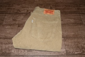 LEVI'S 511　W31　スリム ストレッチ コーデュロイ パンツ　ベージュ