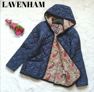 LAVENHAM ラベンハム ジャケット キルティング リバティ ペイズリー 38 イギリス製