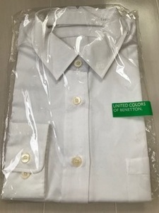 ① 新品 ベネトン カッターシャツ 長袖 ポイント消化 クーポン【土日月限定クーポンご利用で1800円】