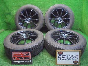 5EQ225AF6) 送料無料 2021年製 225/60R18 ピレリ ICE ASIMMETRICO スタッドレスタイヤ+18インチホイール4本セット　ET55