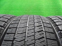 5EW308CD5) 送料無料 195/55R16 ブリヂストン ブリザックVRX2 16インチスタッドレスタイヤ4本セット ノート ポロ ミニ 2017年_画像3