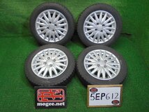 5EP612BC7) 送料無料 155/65R14 North Trek N3i スタッドレスタイヤ+ホンダ純正OP Modulo 14インチアルミホイール4本セット 2020年製_画像1