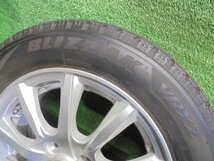 5EQ108BC9) 送料無料 155/65R14 ブリヂストン ブリザックVRX2 スタッドレスタイヤ+14インチアルミホイール4本セット 2019年製_画像3