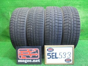 5EL533CC7 ) 送料無料 バリ山 2020年製 195/65R15 ダンロップ ウインターマックス03 15インチスタッドレスタイヤ4本セット