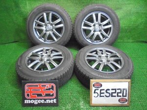 5ES220BC7 ) 送料無料 バリ山 イボ有 2022年製 175/65R14 ヨコハマ アイスガードiG60 スタッドレスタイヤ+14インチホイール4本セット ET43