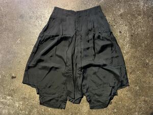 COMME des GARCONS HOMME PLUS 09AW レイヤードワイドショーツ キュプラ PD-A009 AD2009 コムデギャルソンオムプリュス