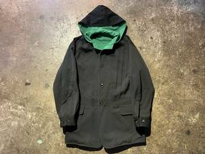 COMME des GARCONS HOMME PLUS 80s 横タック ウールギャバ フーデッドジャケット リバーシブル AD表記なし PJ-050960 コムデギャルソン