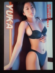 NT965□『優香』 BOMB CARD '98 (SWIM SUIT GIRL 8)