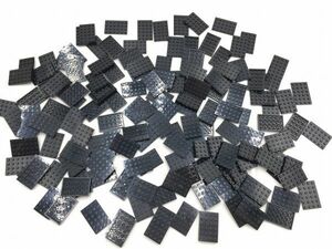 Z-137　レゴバラパーツ　大きめプレートパーツ　4 x 6　黒/ブラック21　まとめてセット　60サイズ