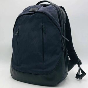 1円~[MCMLXXVモデル][希少] 美品 TUMI トゥミ メンズ ビジネスバッグ リュックサック ブリーフパック A4/PC可 レザー 通勤 旅行 黒/濃紺