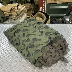 米軍実物 Camouflage Screening System カモフラージュネット 偽装網/210×110cm