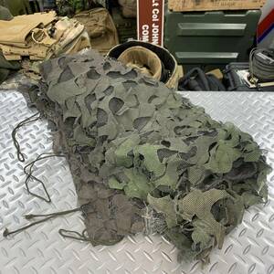 米軍実物 Camouflage Screening System カモフラージュネット 偽装網/240×80cm