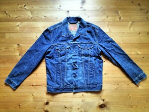 Levi's デニムジャケット Mサイズ 70506タイプ フォース スモールe ビンテージ アメカジ 大きめサイズ Gジャン 088 プレミアム