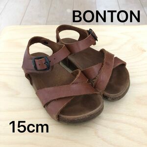 BONTON ボントン　キッズ　サンダル　15cm