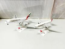 模型 飛行機 旅客機 Emirates 2機 セット EXPO 2020 DUBAI UAE スケール 1:200 ホビー おもちゃ フィギュア_画像1