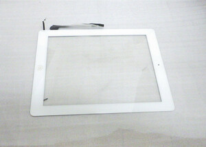新入荷　Apple iPad 3/4　通用　フロントタッチパネル ホワイト ホームボタン付き 中古動作品 