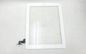 新入荷　Apple iPad 2　A1396　フロントタッチパネル ホワイト ホームボタン付き 中古動作美品