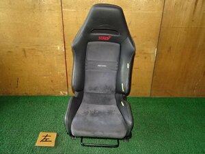 N8-27 F H20 GRB インプレッサ WRX STI A型 STI RECARO レカロ 左 フロント ハーフレザーシート 助手席