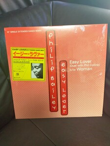 PHILIP BAILEY(Duet with Phil Collins) - EASY LOVER / WOMAN【12inch】1985' 国内盤