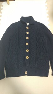 INVERALLAN カーディガン ニット ネイビー