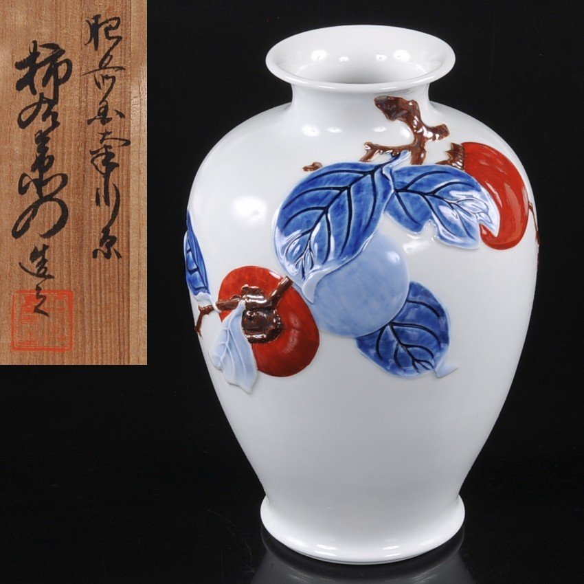 十二代 酒井田柿右衛門 染錦 花瓶の値段と価格推移は?|3件の売買