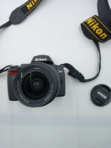 ☆Nikon ニコン デジタルカメラ D40 ED 18-55mm 1:3.5-5.6GⅡ 黒 ※通電未確認 _画像2
