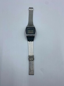 ●SEIKO セイコー QUARTZ LC クロノグラフ 0634-5001 デジタル 腕時計 シルバー 銀 