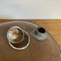 アンティーク　古い湯たんぽ　銅製　全長約35.5㎝　/ 暖房器具　ゆたんぽ　古民具　戦前　昭和レトロ_画像8