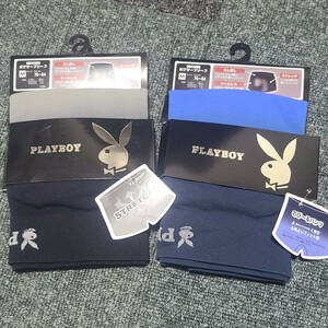 新品 2枚セット PLAY BOY ボクサーパンツ 前閉じ Mサイズ