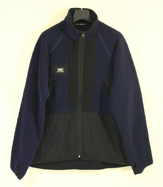 ポーランド製 ◆HELLY HANSEN ヘリーハンセン◆#72135 ナイロン切替 ボアフリースジャケット:L