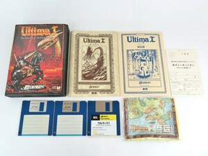 ウルティマⅠ The First Age of Darkness 3.5インチソフト MSX2 ゲームソフト マップ ハガキ・説明書・ケース付き 1122-021