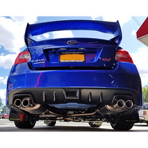 Rally Armor 2014-2021 スバル WRX STI S4 VAB VAG マッドフラップ ブラック/キャリパーグリーン 正規輸入品_画像6