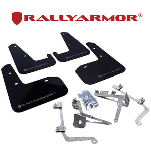 Rally Armor 2010-2014 スバル インプレッサ WRX STI セダン GVB GVF マッドフラップ ブラック/グレー 正規輸入品