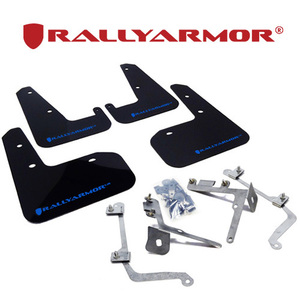 Rally Armor 2010-2014 スバル インプレッサ WRX STI セダン GVB GVF マッドフラップ ブラック/ブルー 正規輸入品