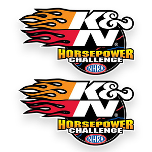 K&N ステッカー デカール NHRA HORSEPOWER CHALLENGE 2枚 追跡可能 送料無料