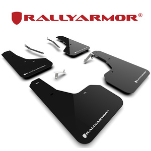 Rally Armor 2021- スバル フォレスター 後期 D型以降 SK5 SKE マッドフラップ ブラック/ホワイト 正規輸入品