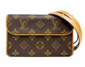 LOUIS VUITTON ルイ・ヴィトン M51855 ポシェット フロランティーヌ モノグラム ウエストポーチ ウエストバッグ ブラウン系 ゴールド金具