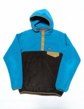 【中古・メンズXS】パタゴニア patagonia シンチラ スナップ T フーディ フリースジャケット プルオーバーパーカ 送料520円 _画像1