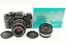 793■売り切り■OLYMPUSオリンパス■OM-40 PROGRAM ボディ■OM-SYSTEM ZUIKO AUTO-W 28mm F2.8■S ZUIKO AUTO-ZOOM 35-70mm F3.5-4.5■_画像1