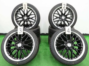 4本 ロクサーニ 19インチ 7.5J +55 ラジアル バリ溝 グッドイヤー イーグル LS EXE 2023年 225/40R19 オデッセイ MC前 ヴェゼル RU CX-3